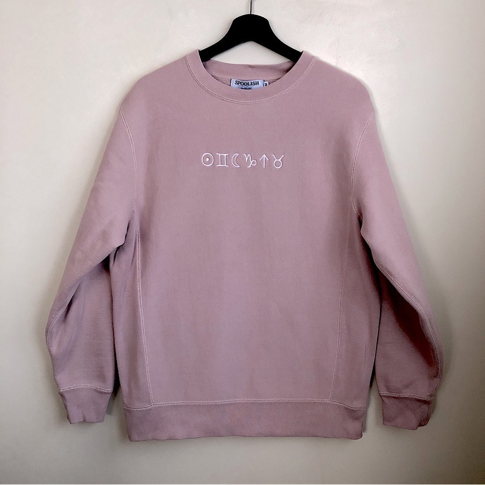 Spoolish Astrological chart sweater